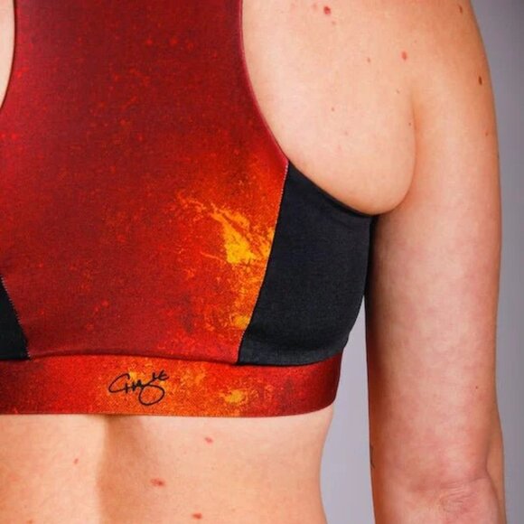 Fire Sports Bra - Full Back - Picture 9 of 10